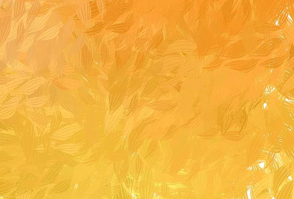 メンフィスの形をした明るい黄色のベクトル背景 抽象的なスタイルでカラフルなグラデーションのイラスト 携帯電話の背景 — ストックベクタ