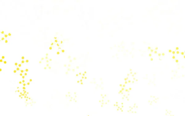 Luz Fundo Vetorial Amarelo Com Dados Inteligência Artificial Ilustração Brilhante — Vetor de Stock