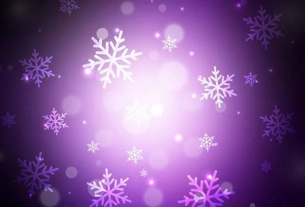 Темно Фиолетовый Векторный Фон Стиле Рождества Простая Градиентная Иллюстрация Рождественскими — стоковый вектор