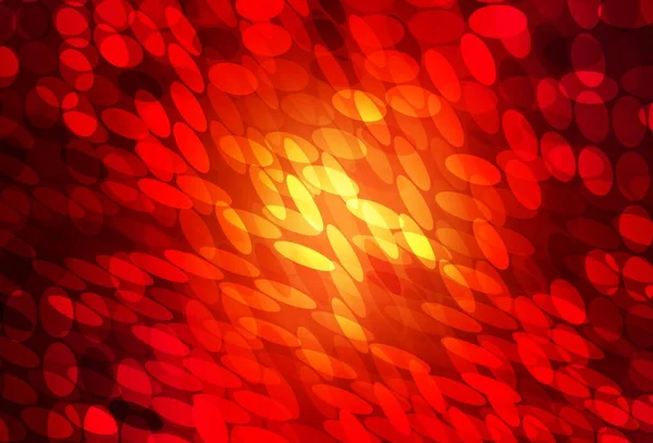 Layout Vetorial Vermelho Escuro Com Formas Círculo Glitter Ilustração Abstrata —  Vetores de Stock