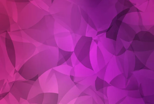 Fondo Poligonal Vectorial Rosa Claro Ilustración Colores Brillantes Con Triángulos — Vector de stock
