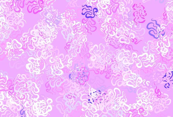 Luz Púrpura Textura Vectorial Rosa Con Formas Abstractas Formas Caóticas — Vector de stock