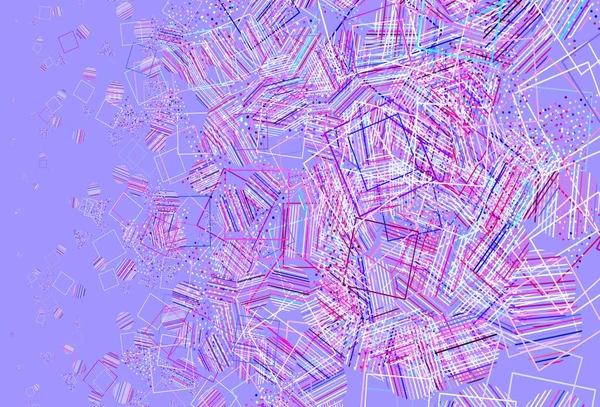Fond Vectoriel Multicolore Clair Avec Triangles Cercles Cubes Illustration Abstraite — Image vectorielle