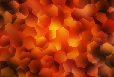 Koyu kırmızı, sarı vektör eğimli üçgen desen. Origami tarzında gradyan ile geometrik çizim. Cep telefonunun arka planının şablonu.