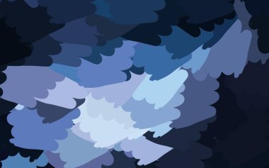 Kaotik şekilli koyu mor vektör şablonu. Soyut gradyan şekilli basit renkli çizimler. Bir cep telefonu için arka plan.