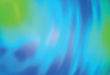 Açık mavi, yeşil vektör modern zarif düzen. Yaratıcı illüstrasyon, yarım tonlu ve eğimli. Tasarımlar için arka plan.