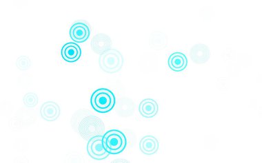 Açık pembe, küreli mavi vektör deseni. Doğa tarzında bulanık halkaları olan güzel renkli çizimler. Duvar kağıtlarının dokusu için desen.