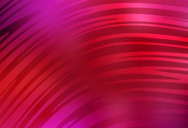 Çizgileri olan açık kırmızı vektör arka planı. Kavisli çizgilerden oluşan parlak bir illüstrasyon. Marka kitabı için şık bir desen.