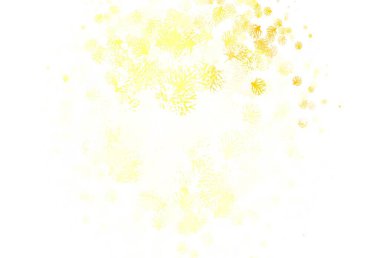 Açık Turuncu vektör dallarla yapılan doğal sanat çalışması. Beyaz arka planda Hint tarzı dekoratif tasarım. Duvar kağıdı tasarımınız için yeni bir doku.