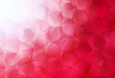 Kaotik şekilli açık kırmızı vektör şablonu. Soyut gradyan şekilli basit renkli çizimler. İşiniz için en iyi akıllı tasarım.