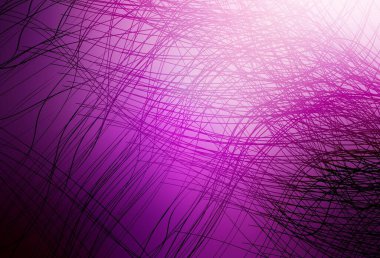 Eğri çizgileri olan açık pembe vektör arkaplan. Basit eğri biçiminde parlak renkli bir illüstrasyon. Marka kitabı için şık bir desen.