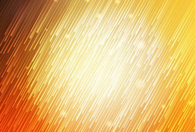 Tekrarlanan çubuklarla Light Orange vektör şablonu. Çizgilerle modern geometrik soyut çizim. Reklam, kitapçıklar, broşürler için desen.