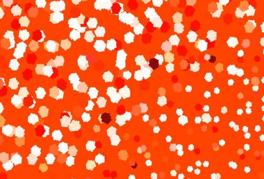 Açık kırmızı, soyut şekilli sarı vektör dokusu. Soyut gradyan şekilli basit renkli çizimler. İşiniz için en iyi akıllı tasarım.