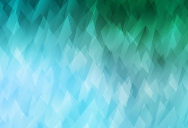 Eşkenar dörtgenli açık yeşil vektör arkaplanı. Dikdörtgenli soyut gradyan çizimi. Reklamınız, posteriniz, afişiniz için en iyi tasarım.