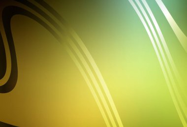 Koyu yeşil, sarı vektör bulanık ve renkli desen. Görüntü stili ve gradyanı olan yeni renkli çizimler. Web siteniz için bulanık tasarım.