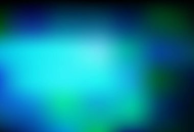 Koyu mavi vektör arkaplanı bulanıklaştırdı. Gradyan ile modern soyut çizim. Marka kitabınız için yeni biçim tasarımı.