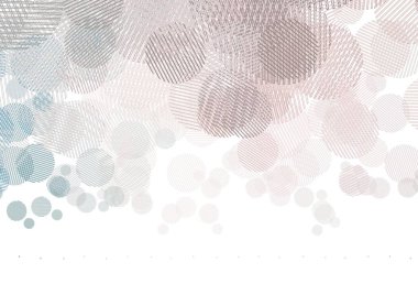 Açık Pembe, benekli yeşil vektör arkaplan. Doğa tarzında bulanık halkaları olan güzel renkli çizimler. Güzel web siteleri için desen.