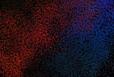 Koyu mavi, düz çizgileri olan sarı vektör düzeni. Bulanık dekoratif tasarım basit bir şekilde çizgilerle. Reklamlar, posterler, afişler için desen.