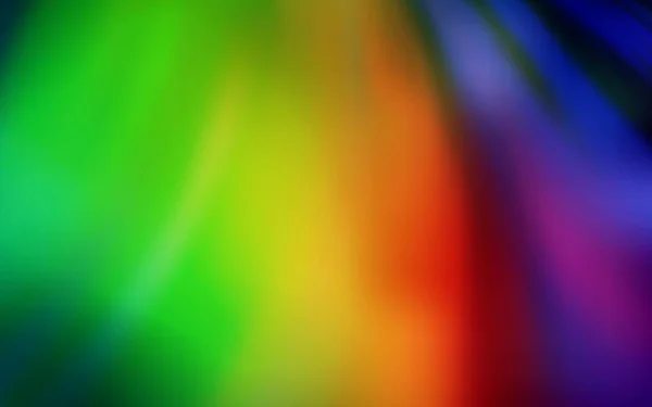 Mörk Flerfärgad Vektor Färgglada Suddig Bakgrund Elegant Ljus Illustration Med — Stock vektor