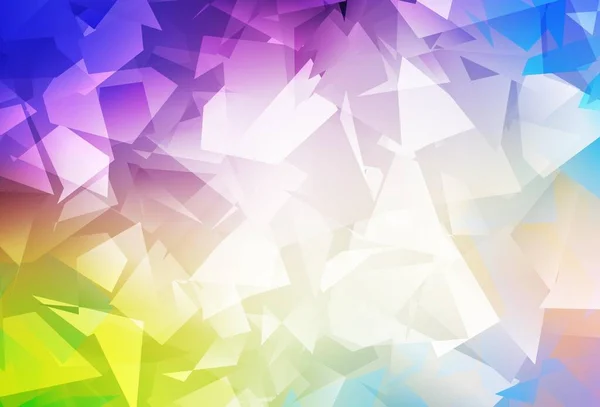 Lätt Flerfärgad Vektor Låg Poly Konsistens Glitter Abstrakt Illustration Med — Stock vektor