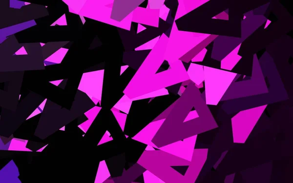 Dark Purple Fundo Vetor Rosa Com Estilo Poligonal Glitter Ilustração —  Vetores de Stock