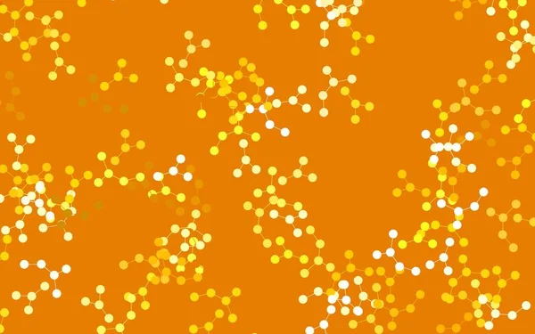 Світло Жовта Векторна Текстура Концепцією Штучного Інтелекту Блискучі Барвисті Ілюстрації — стоковий вектор