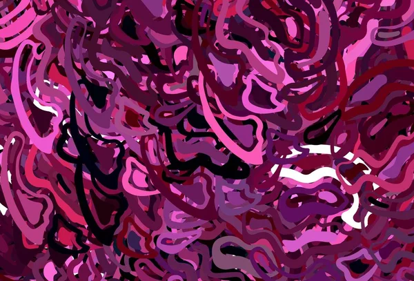 Tmavý Růžový Vektor Čárami Barevná Ilustrace Abstraktním Stylu Přechodem Nová — Stockový vektor