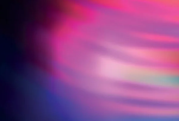 Dunkelviolett Rosa Vektor Verschwimmt Helle Textur Abstrakte Farbenfrohe Illustration Mit — Stockvektor