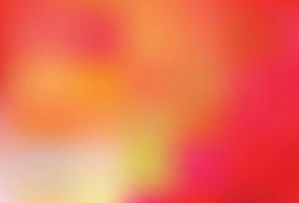 Rouge Clair Vecteur Jaune Flou Motif Lumineux Illustration Abstraite Colorée — Image vectorielle