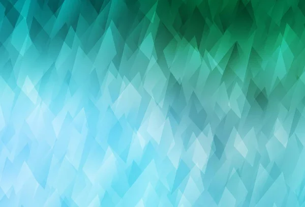Light Green Vector Backdrop Rhombus Abstract Gradient Illustration Rectangles Best — Stock Vector