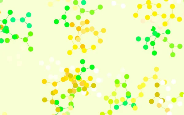 Ανοιχτό Πράσινο Κίτρινο Διανυσματικό Υπόβαθρο Μορφές Τεχνητής Νοημοσύνης Λαμπερό Πολύχρωμο — Διανυσματικό Αρχείο