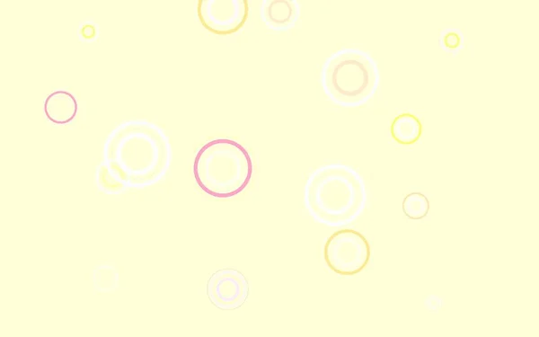 Светлый Многоцветный Векторный Рисунок Сферами Размытый Декоративный Дизайн Абстрактном Стиле — стоковый вектор