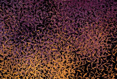 Keskin çizgileri olan koyu pembe, sarı vektör desenli. Bulanık dekoratif tasarım basit bir şekilde çizgilerle. Reklamlar, posterler, afişler için desen.