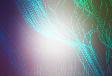 Açık pembe, yeşil vektör bulanık arkaplan. Renkli soyut çizimler ve gradyan. Tasarımlar için arka plan.