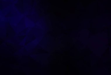 Koyu mavi vektör çokgen şablon. Çokgen şekilli bir örnek. Pankartın için tamamen yeni bir şablon.