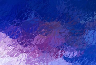 Koyu pembe, Memphis şekilli mavi vektör arkaplan. Soyut tarzda rengarenk gradyan şekilleri olan bir resim. Web siteniz için basit tasarım.