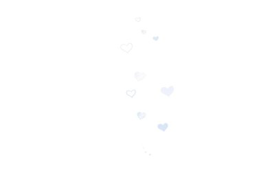 Açık pembe, mavi vektör desenli renkli kalpler. Kalpli basit bir dekoratif tasarım. Evlilik hediyeleri için örnek, tebrikler..