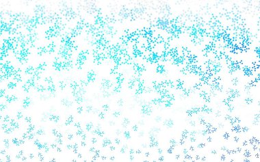 Yapay zeka verileriyle hafif BLUE vektör arkaplanı. Yapay zeka bağlantılarıyla basit bir şekilde renkli tasarım. Zeka ve yenilik reklamları için şablon.