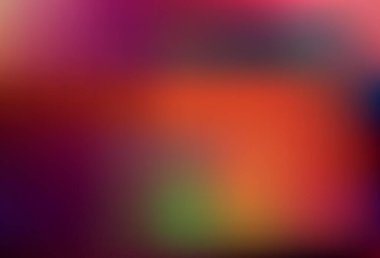 Koyu yeşil, kırmızı vektör soyut bulanık arkaplan. Soyut ve gradyan renkte renkli çizimler. Marka kitabı için zarif bir arkaplan.