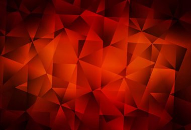 Koyu kırmızı vektör eğimli üçgen şablon. Üçgenli renkli soyut çizimler. Arkaplanlarınız için desenli desen.