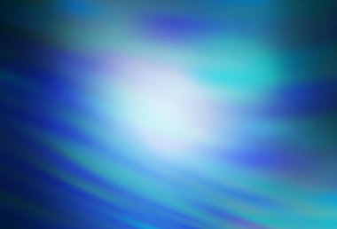 Çizgileri olan hafif Mavili vektör arkaplanı. Kavisli çizgilerden oluşan parlak bir illüstrasyon. Reklamlarınız, posterleriniz, afişleriniz için yepyeni bir tasarım..