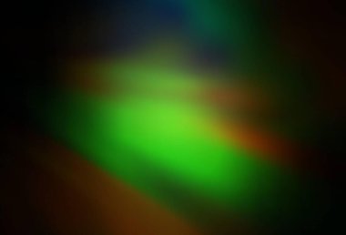 Koyu yeşil, kırmızı vektör parlak soyut arkaplanı bulanıklaştırdı. Görüntü stili ve gradyanı olan yeni renkli çizimler. Çalışmalarınız için akıllı tasarım.