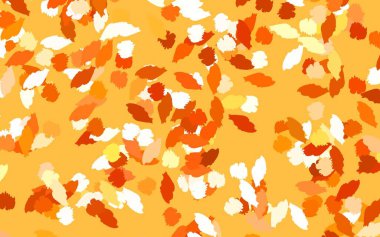 Rastgele şekilli hafif turuncu vektör deseni. Soyut gradyan şekilli basit renkli çizimler. Kartvizitiniz için modern tasarım.