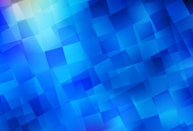 Dikdörtgen biçiminde hafif BLUE vektör dokusu. Dikdörtgenli soyut gradyan çizimi. Şablon bir arkaplan olarak kullanılabilir.