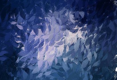 Koyu pembe, kaotik şekilli mavi vektör şablonu. Soyut gradyan şekilli basit renkli çizimler. İşiniz için en iyi akıllı tasarım.