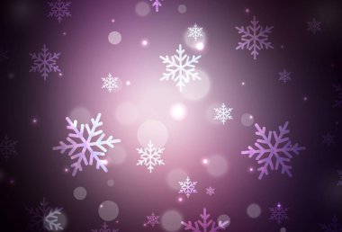 Noel tarzında koyu pembe vektör deseni. Noel tarzında renkli bir tasarım ve eğilim. Kitapçıklar, eğitim broşürleri.