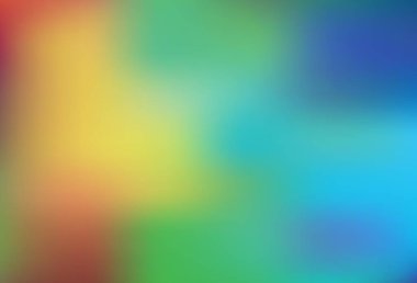 Açık mavi, sarı vektör soyut parlak doku. Yaratıcı illüstrasyon, yarım tonlu ve eğimli. Marka kitabı için zarif bir arkaplan.