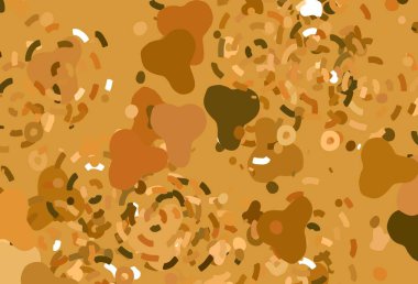 Soyut şekilli Light Orange vektör arkaplanı. Renkli rastgele şekillerle modern soyut illüstrasyon. Kartvizitiniz için modern tasarım.