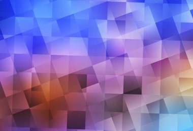 Açık Mavi, eşkenar dörtgenli sarı vektör arkaplan. Soyut arkaplanda dikdörtgenler ve renkli gradyanlar. Şablon bir arkaplan olarak kullanılabilir.