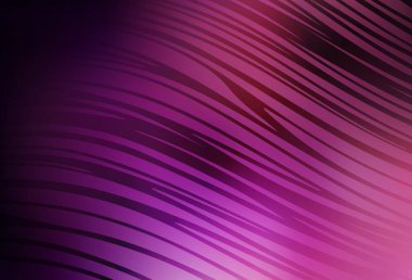 Koyu mor, eğri çizgileri olan pembe vektör arkaplan. Çağdaş gradyan soyut çizgileri olan çizimler. Fikirlerin için bir örnek..